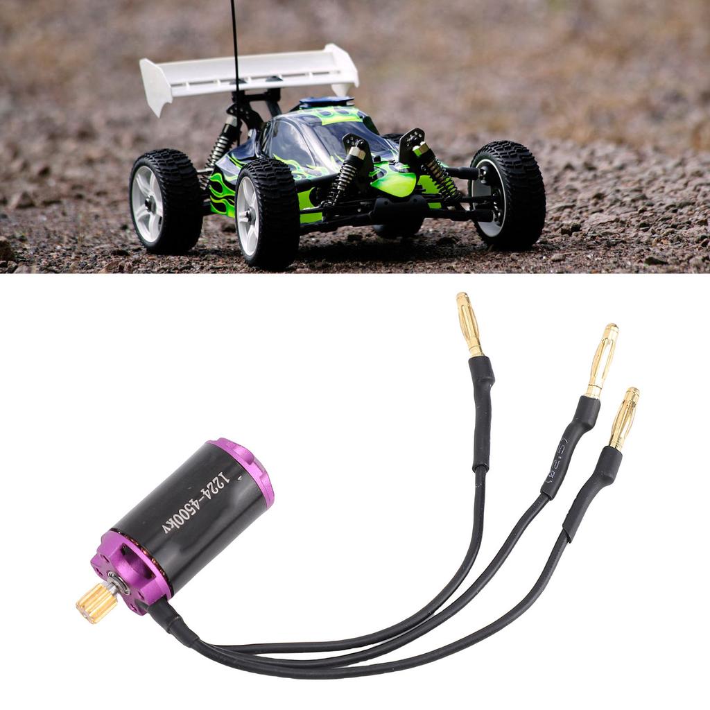 1224 4500KV Outer Rotor Motor Fit for SCX24 RC Car Brushless Motor 1/18 1/24 1/28 RC Car Accessories
