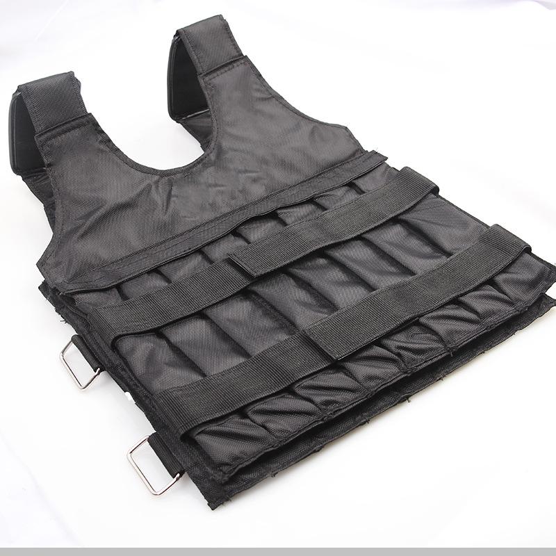 

Adjustable Weighted Vest 1-20kg, Invisible Oxford Cloth with Steel Plates for Fitness Training 15kg Oxford Cloth Vest - Empty Shell