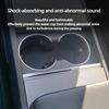 Central Control Water Cup Pad for Tesla Model Y LAUNCH 2025/Model 3 Highland Silicone Drink Coaster Antiskid Cup Mat Accessories