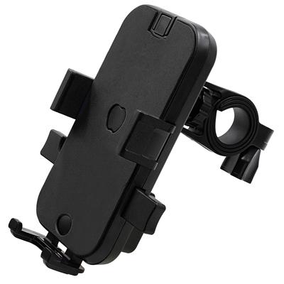 Suporte para celular 360° giratório para guidão / suporte de montagem Suporte para telefone para bicicleta Braçadeira automática Porta USB Suporte para telefone para bicicleta Guidão