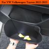 For VW Volkswagen Tayron 2026-2026 Car Door Slot Storage Box Leather Protective Pad Cover WaterProof Barrel Accessories