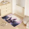 Anime A Angel Beats Floor Mat Eco  Flannel Doormat Non Slip Odorless Indoor Floor Rug Soft Short Plush Home Mat