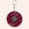 Aesthetic Indie Red Record Music Keychains for Women Accessories Bag Retro Vinyl Label Player Key Chain Fans Gifts Keyrings