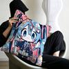 Classic Game Pillow Case Sofa Living Room Bedroom Headboard Backrest Cushion Square Cushion H-Hatsune Girl M-Miku Nap Time