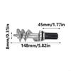 Meat Grinder Screw Liner Replacement Part Metal Construction Kitchen Grinder Screw Sleeve for Commercial Kitchens