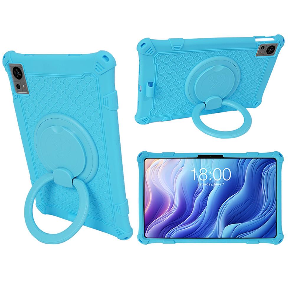 

360 Rotating Soft Silicone Case For Teclast T60 12inch 2025 Full Body Protection Shockproof Kickstand Tablet Cover T60 12inch