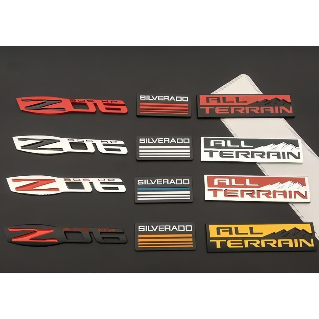 3D ALL TERRAIN Badge Sticker Side Fender Rear Trunk Emblem Decal High-Quality Car Exterior Styling Accessories
