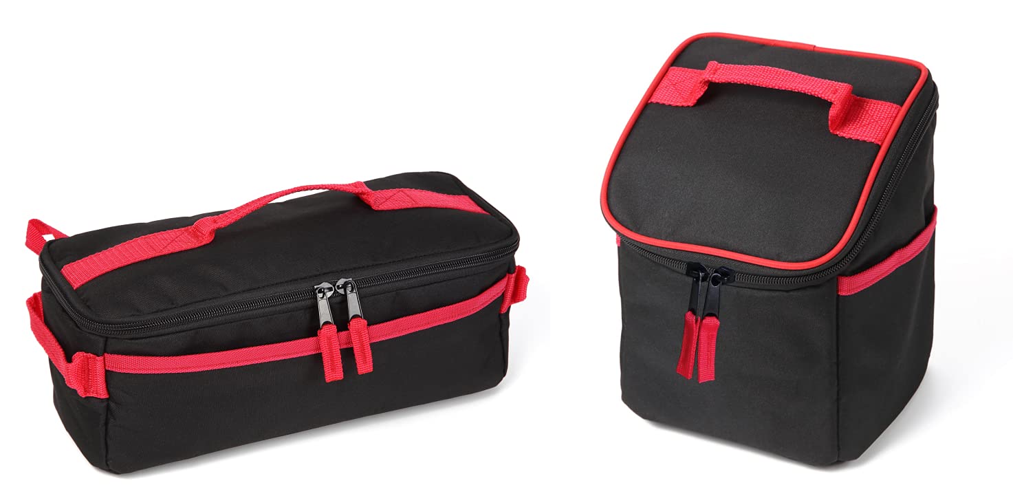 

Ящик для инструментов для кемпинга, набор из черного x красного и 2 шт.,