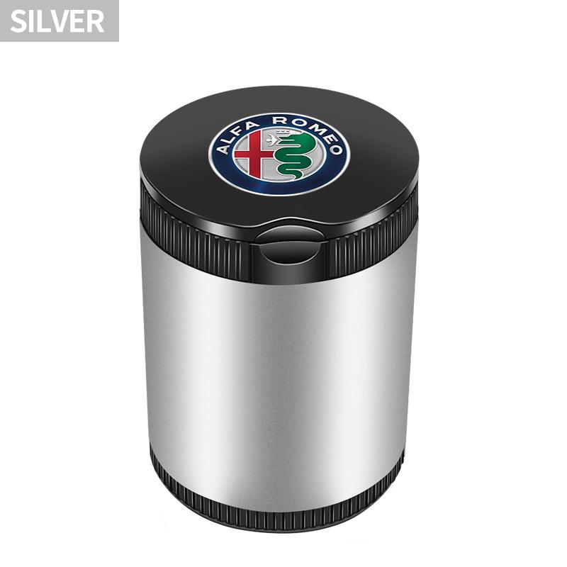 Portable LED Smoke Car Ashtray Cigarette Ash Holds Cup for Alfa Romeo Spider Giulia Giulietta 147 156 159 Mito Stelvio GT Spider