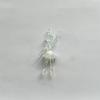 Clear Ballerina Pendant 3D Hand Blown Glass Ballet Dancer Hanging Accessories for DIY Earring Necklace Bracelet Keychain