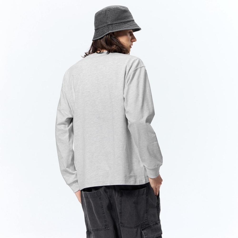 Gu By Uniqlo HeavyweighT Crewneck T  Long Sleeve 