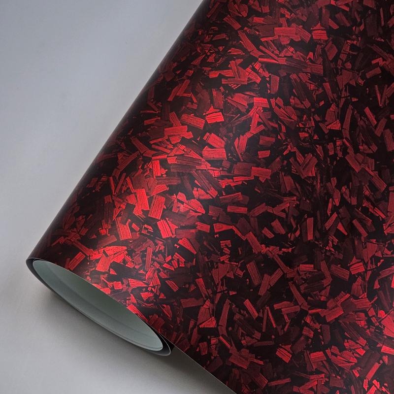50cm*300cm High Glossy Black Gold Silver Red Forged Carbon Fiber Car Sticker Sticker on the Hood Adhesive Vinyl for Car Stickers