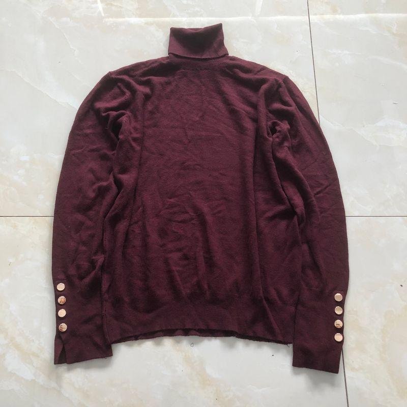 

Sweater Fall and Winter New Arrival Foreign Trade Women s Clothing Minimalist Easiest for Match Pure Color Soft Glutinous Inner Wear Outer Wear 32165 Purple B-14-11-2 S