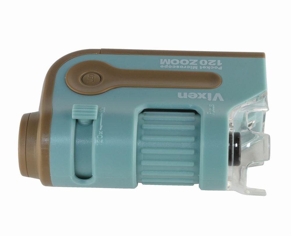 Vixen Pocket Microscope 120 Zoom (Chocolate Mint) 21264-4