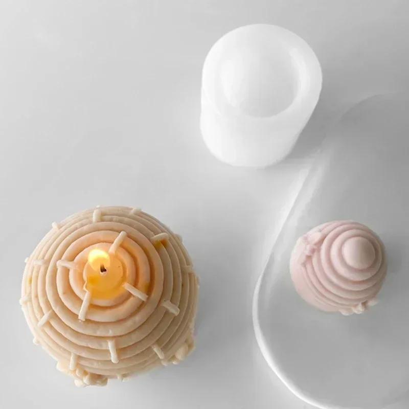 3D Mehrgrößen Waben Silikon Kerzenform Bienenstock DIY Seife Harz Gipsform Schokoladenkuchen Eis Backset Heimdekor Geschenke