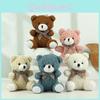 Adorable Cartoon Teddy Bear Plush Keychain Soft Stuffed Animal Gift For Kids