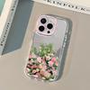 Rose Flower Mirror Surface Phone Case For iPhone 17 Pro Max Case 16 15 14 13 12 11 Pro XR XS X 7 8 Plus 16E 17 Air Cover Fundas