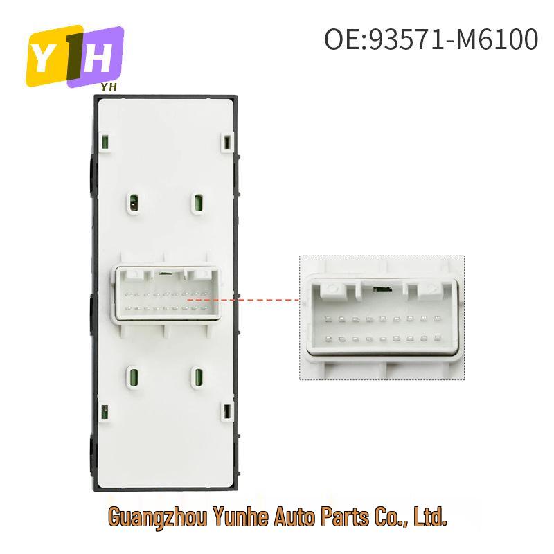 93571-M6100 Fits Window Lift Switch Modules for Kia Forte Vehicles (2019-2023).