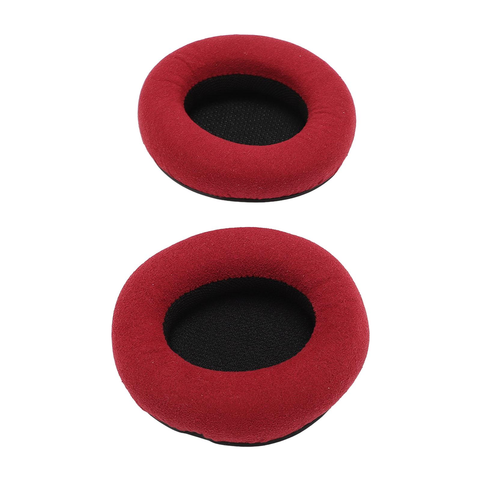 

2PCS Headset Pads Memory Foam Ear Cover Cushion Replacement for Focal Listen Wireless Headphone Red червоний