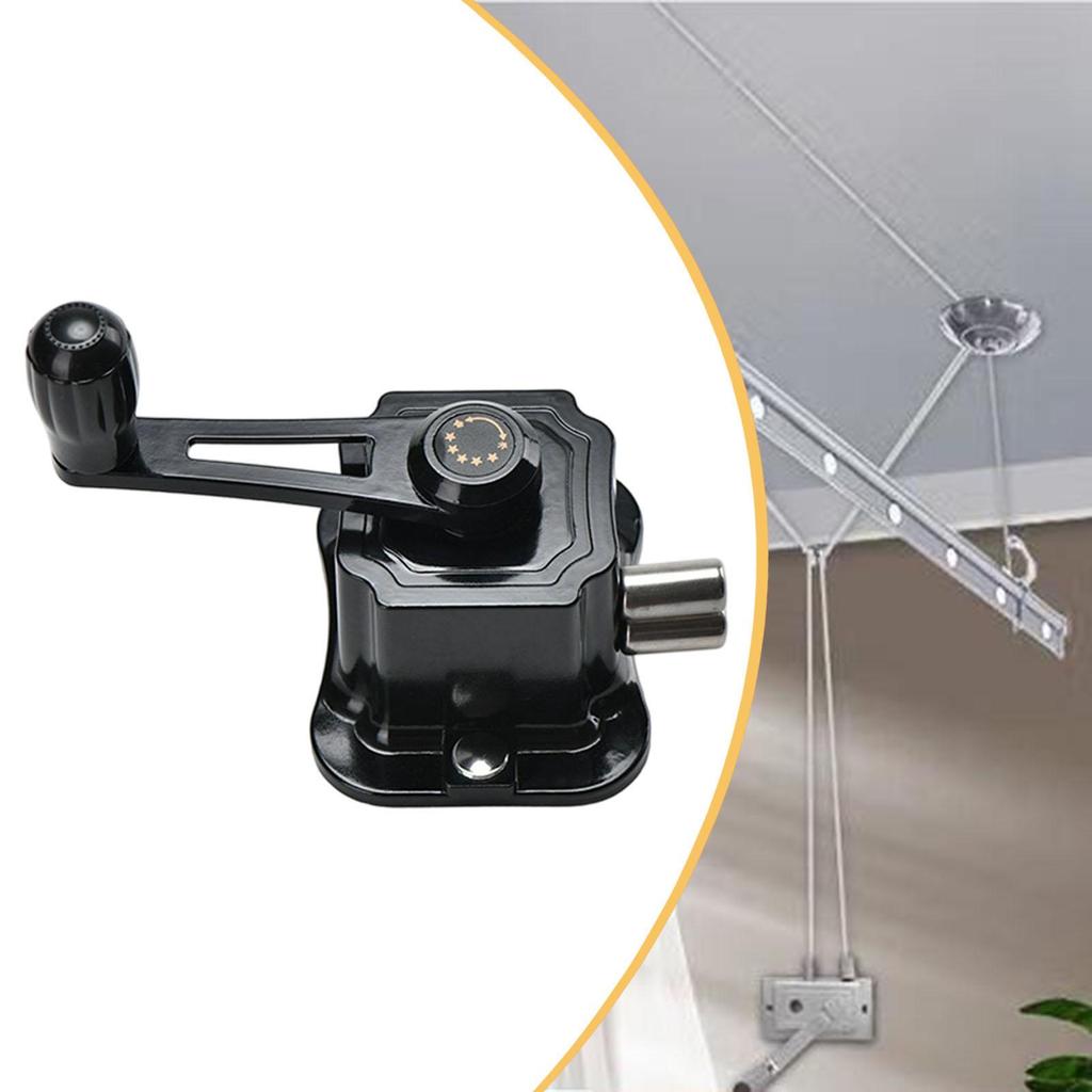 Hand Crank Clothing Hanger Aluminum Alloy Repair Part for Home Folding Clothes Dryer Balcony Laundry Use