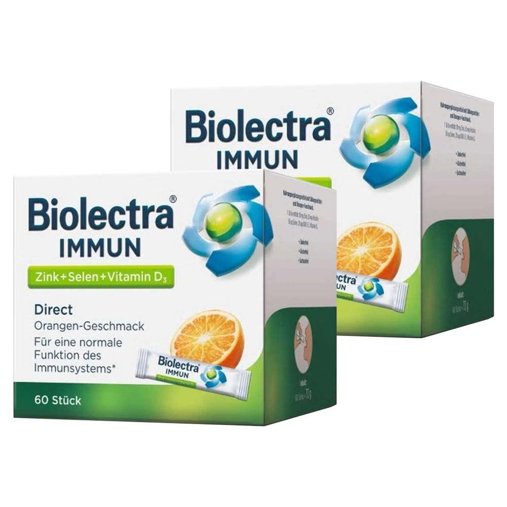 Biolectra Immune Zinc + Selenium + Vitamin D3 Orange Flavor 60 pcs 2 pcs 30 tablets