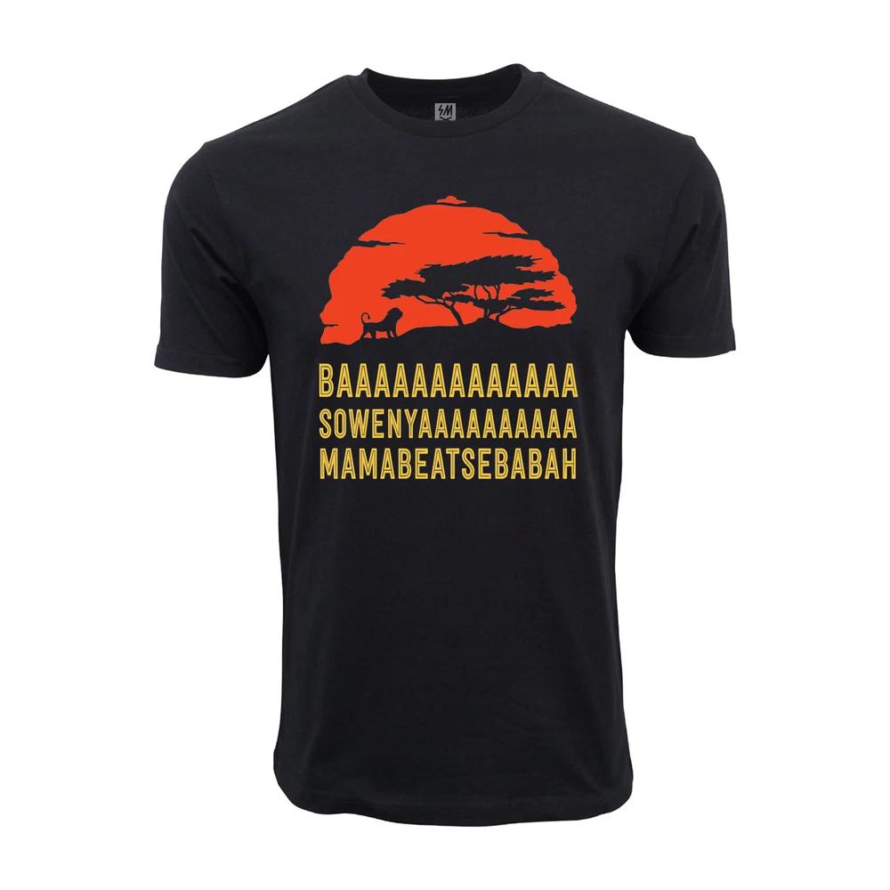 Baaa Sownyaaa Mamabeatsebabah Graphic Black T Shirt S