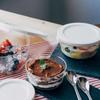 HARIO Glass Storage Set of Microwave and Dishwasher Made in Heat-Resistant Containers, Round, S/M/L, 3, White, Safe, 300mL/600mL/1200mL, Japan,