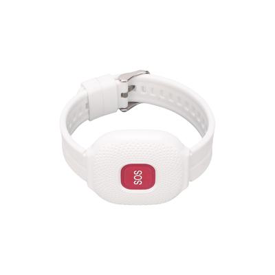 Wireless Call Button Pager Alert System Vibration Digital Display 100ft Range 2 Emergency Wristband with Receiver for Elderly Patients Home Hospital C