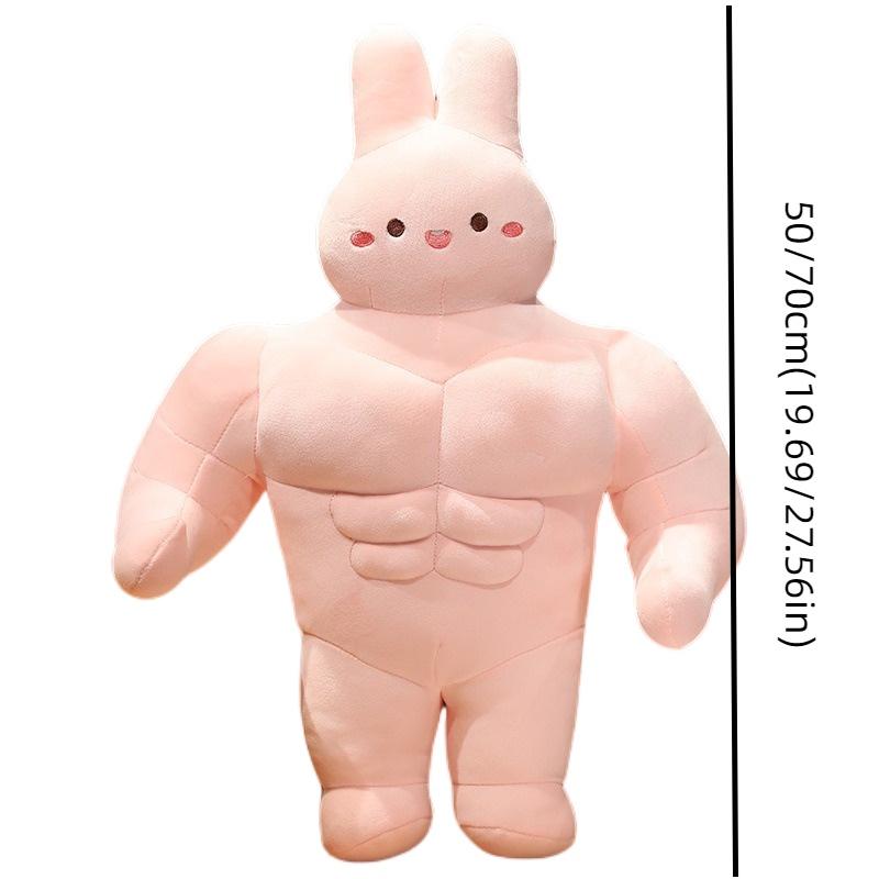 

Плюшевая игрушка «Мышца-кролик» Креативный и забавный подарок для него или для нее