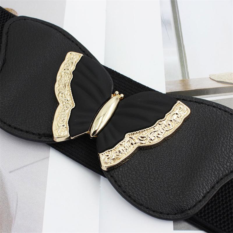 Women Wide Waist Stretch Cinch Girls Waistband Waist Seal Wide Belts