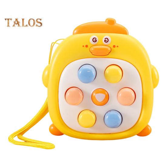 

Дети бьют крота игрушка мультфильм утка кнопка портативный игровой автомат портативный дорожный малыш мальчики девочки обучающая игра пресс крот жёлтый