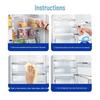 Refrigerator Deodorizer & Kitchen Degreaser: Odor and Mildew Remover for Appliances
