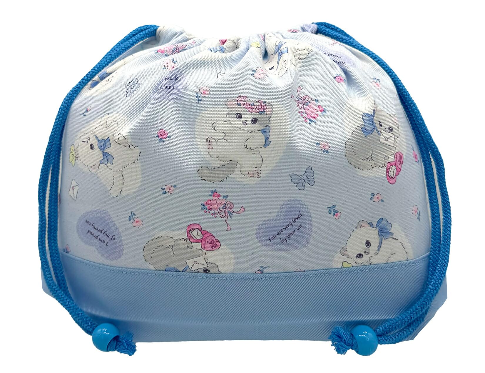 

Miwaki Lunch for with Bento Box and Cup Suitable for Elementary and Made in Includes Name and Fluffy Cat Size BL M Bag, Medium, Drawstring, Girls,