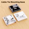 100Pcs Self Adhesive Cable Clips Cord Management Wire Holder Organizer Clamp Desk Tidy Cable Manager For Car Home Office Clips