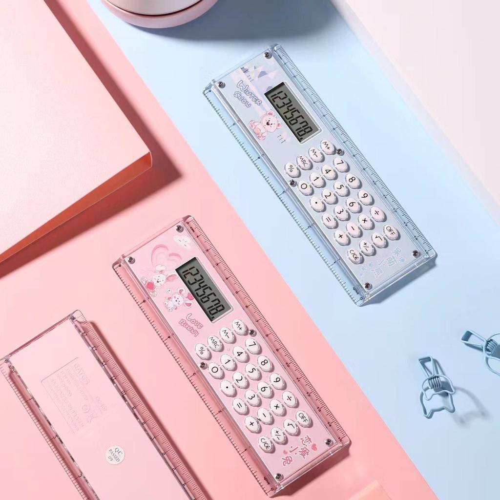 Ita Time Baidu Multi-Function Cute Cartoon Student Ruler & Calculator