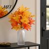 Long Lasting Decorative Plants Artificial Maple Leaves, Faux Silk Hanging Plant for Home Decor, Realistic Cascading Valentine's Day Floral Presents