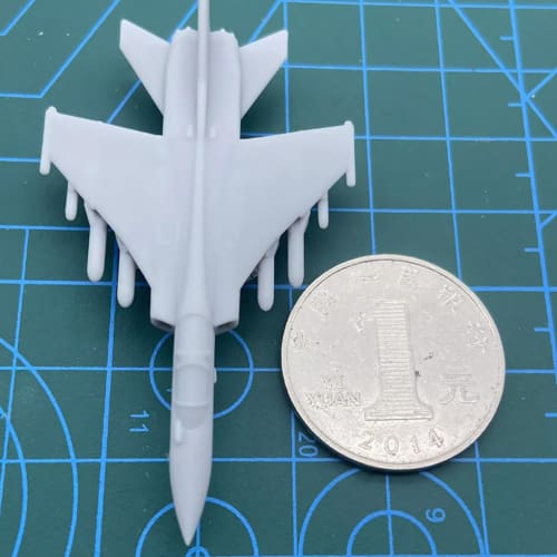 10PCS DIY Model Kits, 1/700, 1/400, 1/350 Scale JH-7 Fighter-Bomber Airplane Resin Model Kit for DIY Fighter Models (1/700 (30mm))