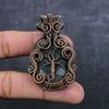 Natural Labradorite Gemstone Copper Wire Wrap Jewelry Pendant 2.44" L3F59