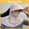 Cappello da Sole con Coulisse per Donna, Maschera Facciale con Protezione UV Estiva
