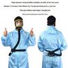 Rechargeable Electric Air Supply Full Face Respirator Mask with Long Tube and Dust/Gas Filters