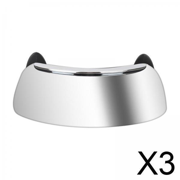 Wide Angle Rear View Mirror Chrome ABS Universal Folding Safety Mirror for Motorbike Side Blind Spot Coverage