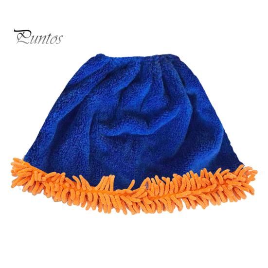 

Чехол для метлы Coral Velvet Быстросохнущий Высокое водопоглощение Эластичная застежка Защелкивающаяся салфетка для уборки мусора синий