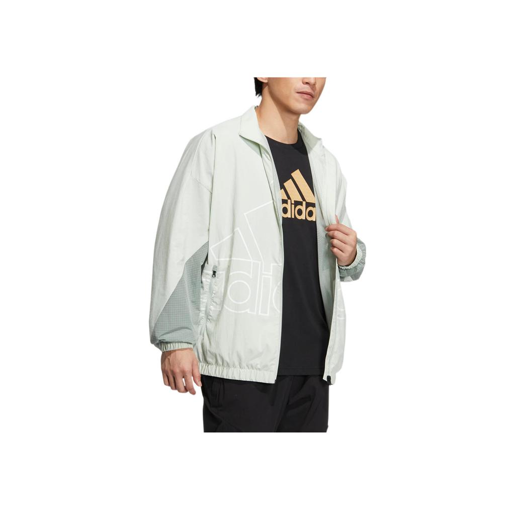 Adidas MH BP3 Printed Zip-Up Track Jacket Unisex Outerwear Aqua HP1436