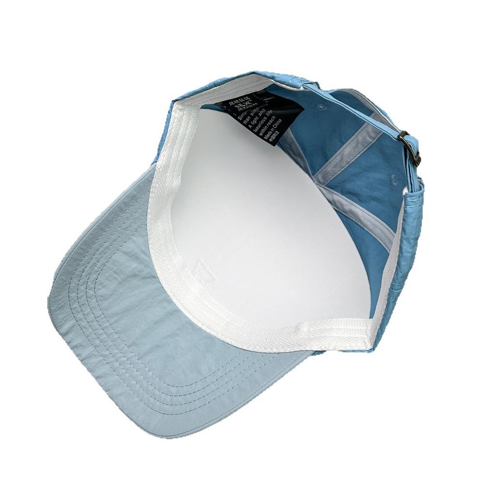 Spring And Summer Color Matching Quick-Drying Letter Embroidery Baseball Cap For Men And Women Sunshade Travel Breathable Korean Peaked Cap