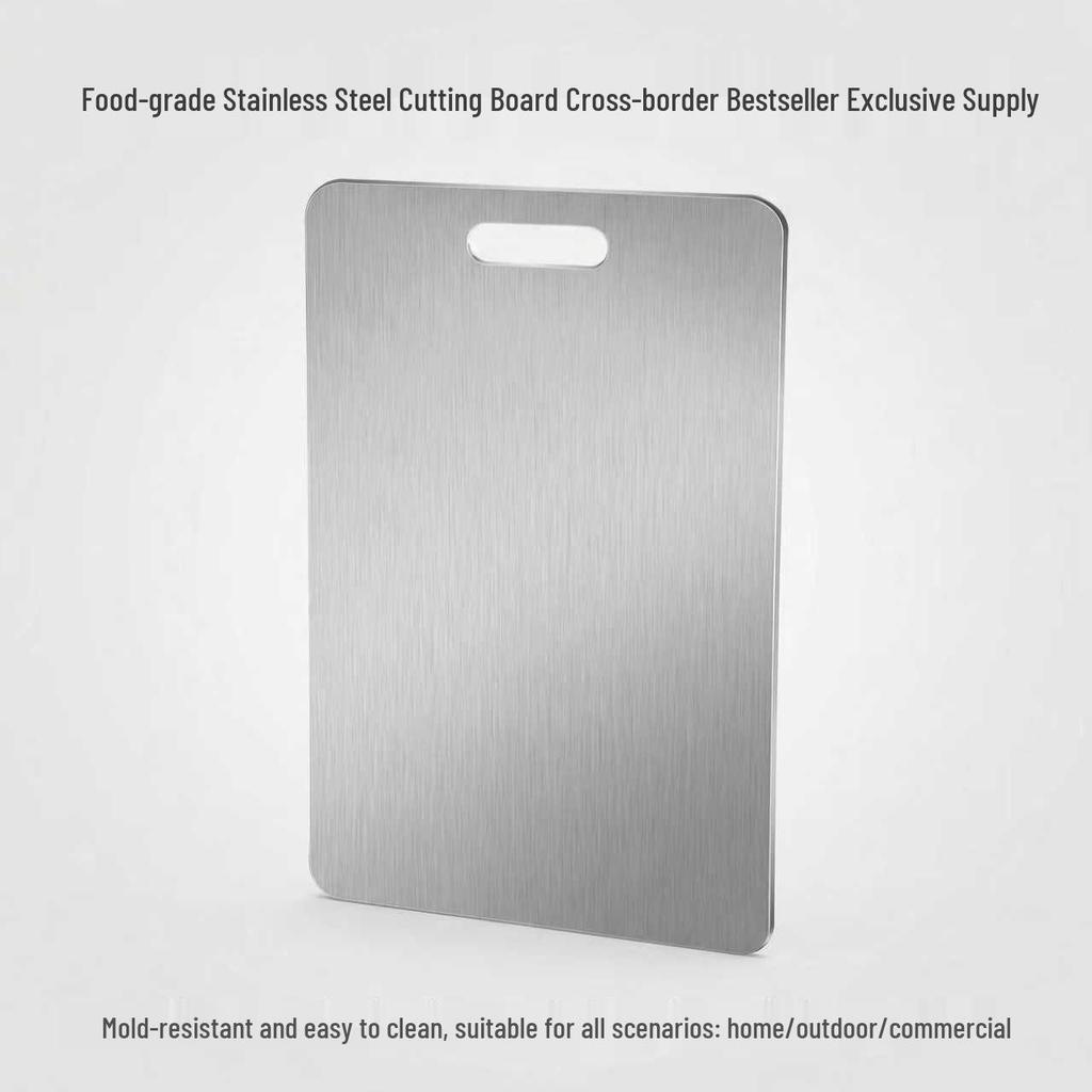 316 Stainless Steel Antibacterial Mildew-Proof Double-Sided Kitchen Cutting Board