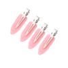 4Pcs/Set Seamless Wide Transparent Hair Clips Protect Hair Makeup Duckbill Clip