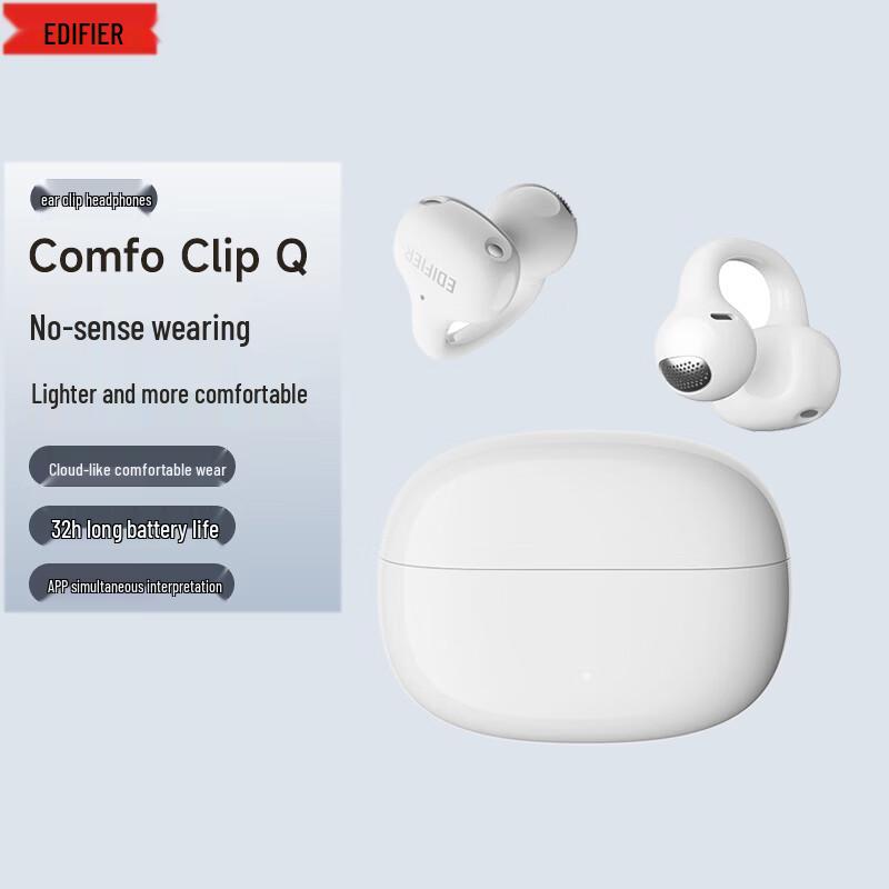 Edifier Comfo Clip Q Open-Ear Bluetooth Translation Headphones