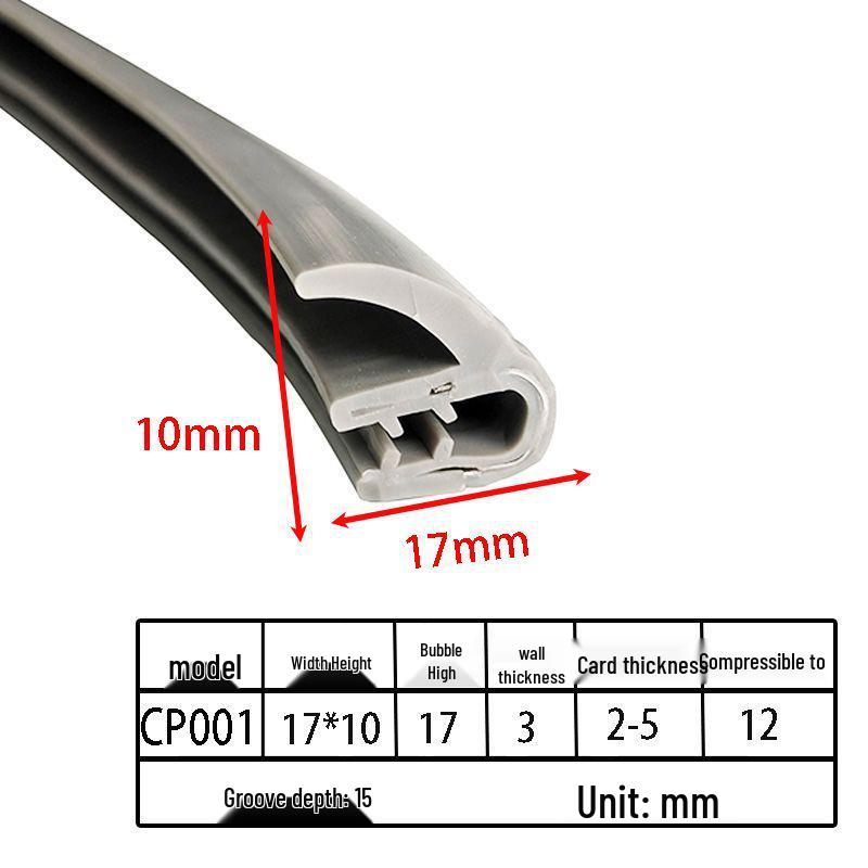 Customizable EPDM U-Shaped Rubber Sealing Strip for Electrical Cabinets and Car Doors