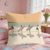 Summer Surfing Ins Art Cushion Cover Square Short Plush Pillow Case Living Room Sofa Home Decor Funda X
