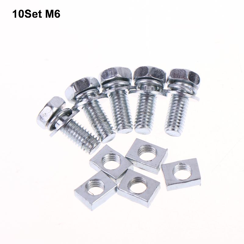 Universal Motorcycle Battery Terminal Nut And Bolt Screws M5X10Mm M6X12Mm For 4Ah 5Ah 6Ah 7Ah Scooter Atv Dirt Bike